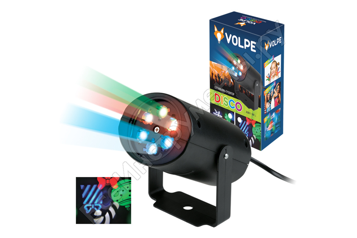 ULI-Q306 4W/RGB BLACK XMAS Светодиодный светильник-проектор. Проекция «рождество», RGB. Кабель с вил ULI-Q306 4W/RGB BLACK XMAS Светодиодный светильник-проектор. Проекция «рождество», RGB. Кабель с вил