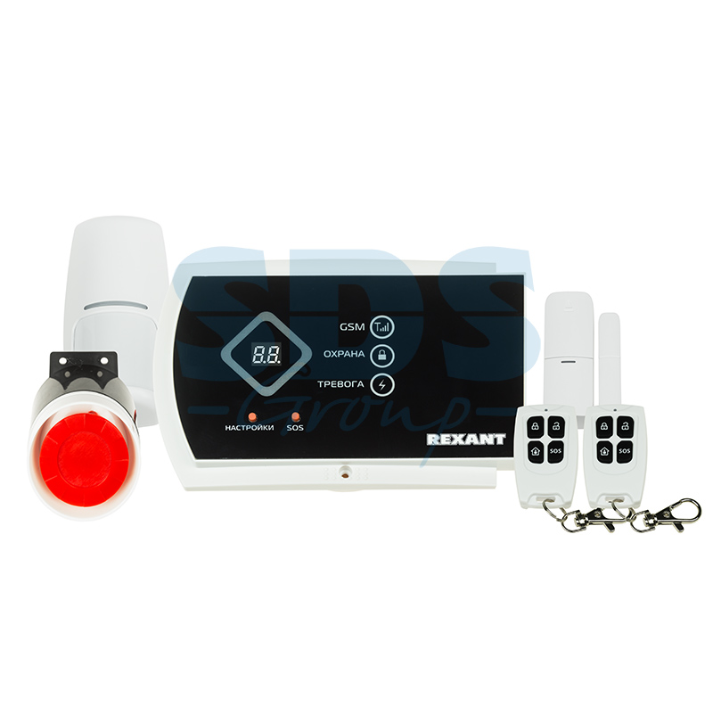 Беспроводная GSM сигнализация, GS-115 REXANT Беспроводная GSM сигнализация, GS-115 REXANT